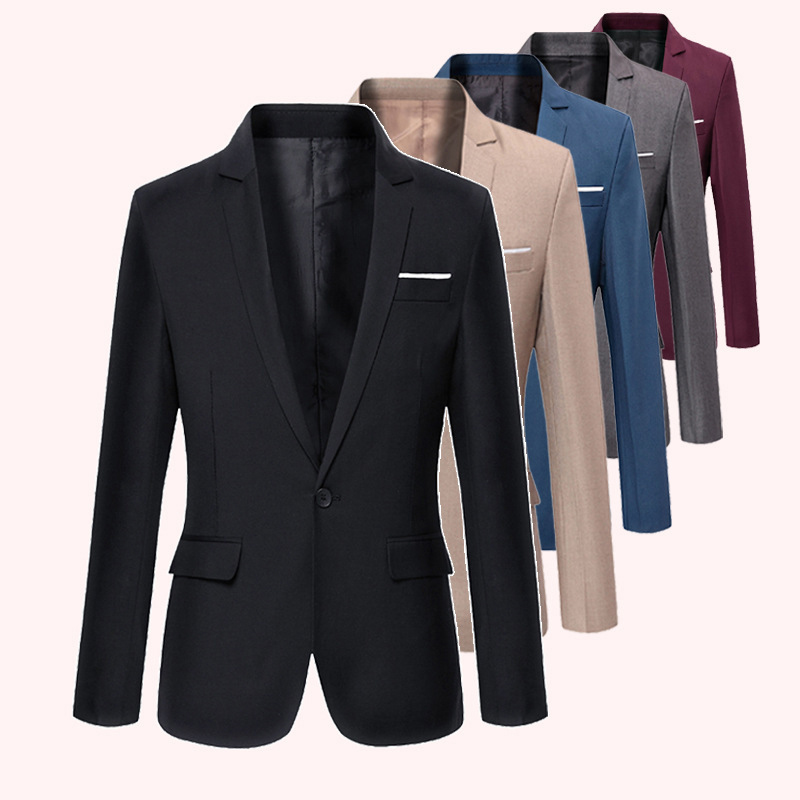 Men'S Formal Wear For Marriage - Setelan jas pria warna polos, jas