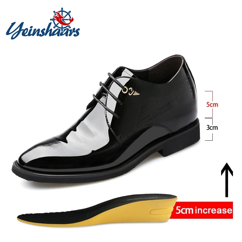 Young Men Formal Wear - Sepatu Lift 3/6/8 Cm Sepatu Gaun