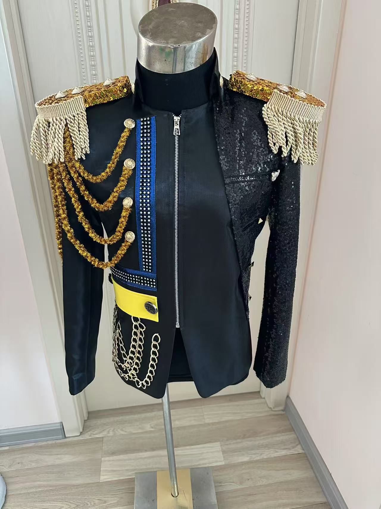 Men Formal Wear Dress - Jaket Royal Rumbai Pria Baru Gaun