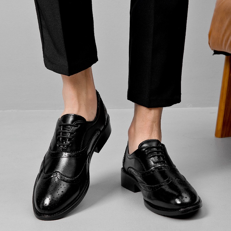 Men'S Formal Office Wear Shoes - Sepatu Kulit Formal Gaya Klasik Pria