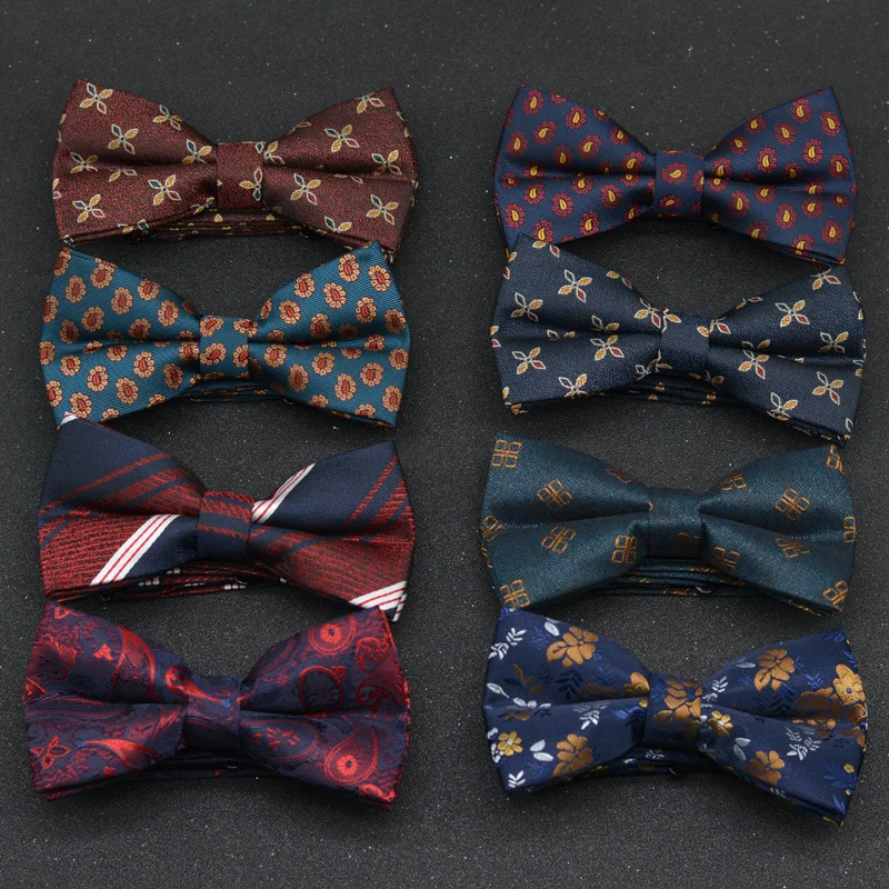 Men Formal Wear Dress - Dasi kupu-kupu pria untuk pernikahan, ganda,