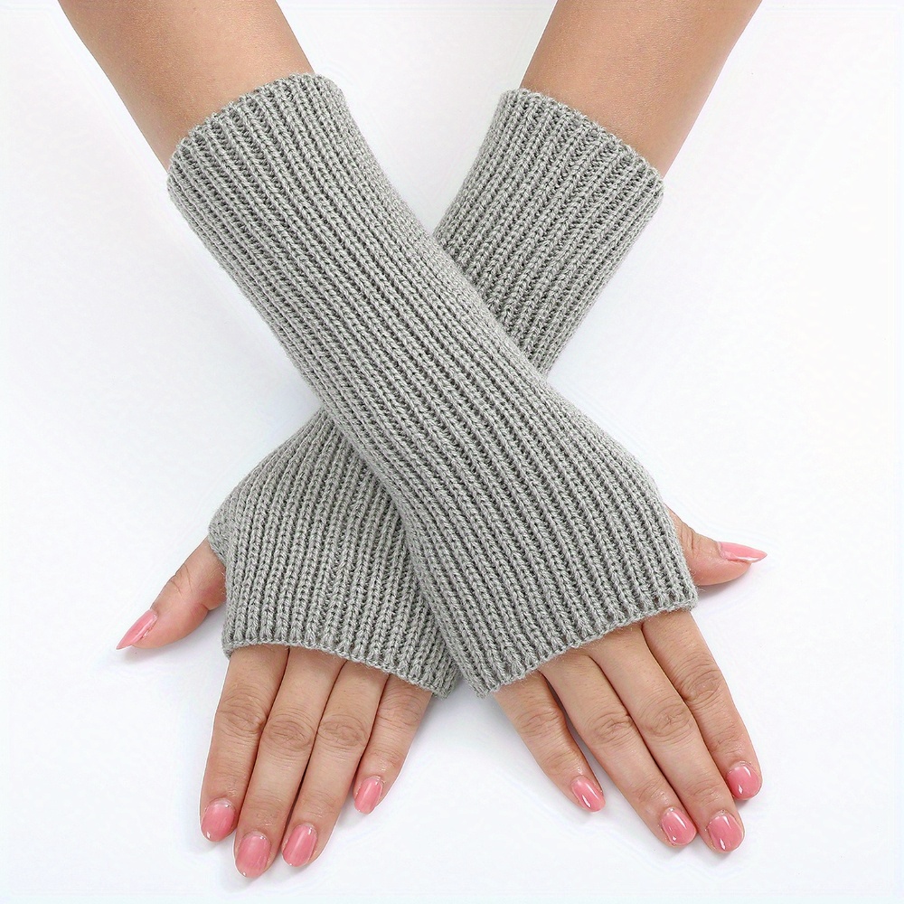 Formal Wear Gloves Men - Sarung tangan rajut bergaris uniseks dengan