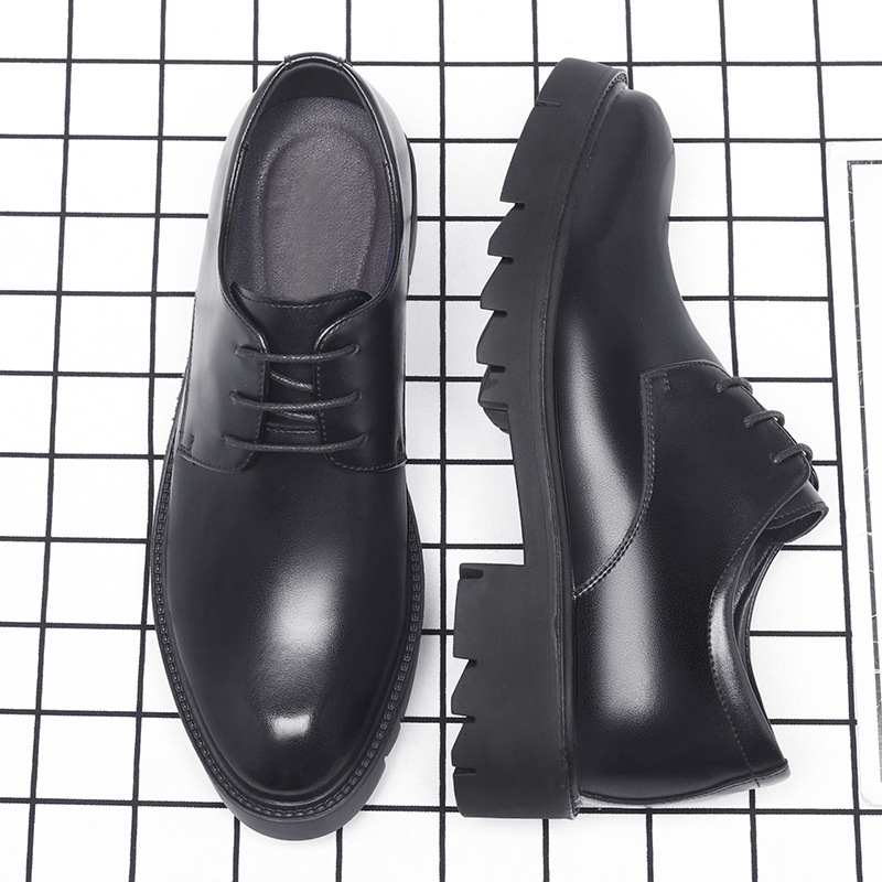 Men Formal Wear Dress - Sepatu Pria Kulit Hitam Model Tali