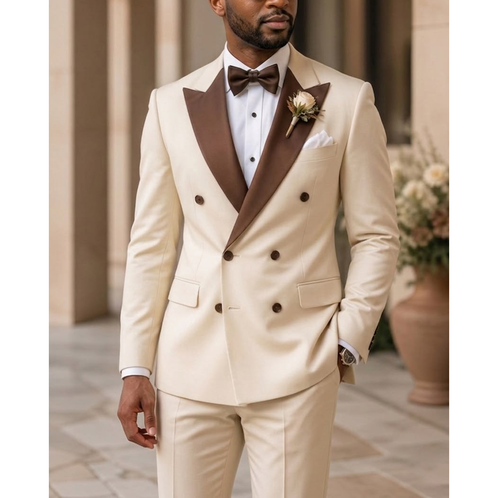 Men'S Formal Wear In Wedding - Setelan Tuxedo Pria Double Breasted Model