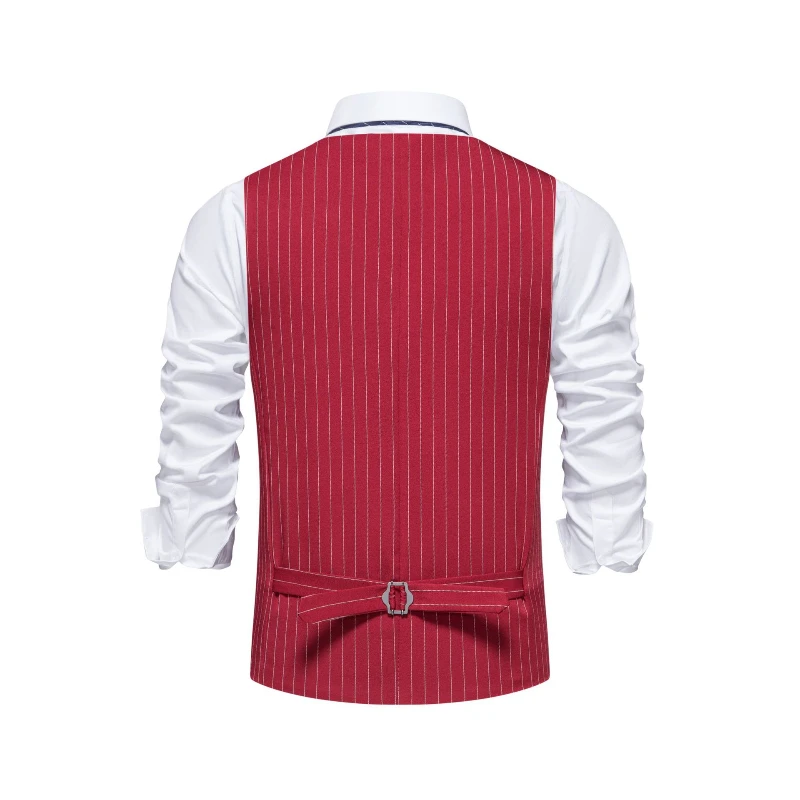 Rompi Jas Garis Merah Baru 202 - Khaki Formal Wear Men ulasan dan harga