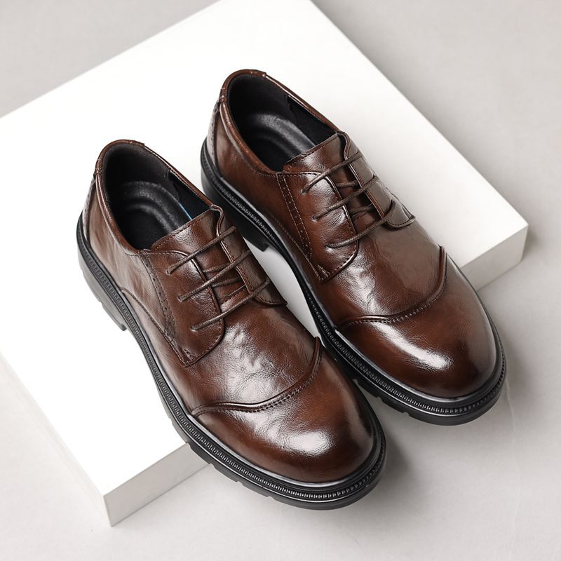 Sepatu kulit pria untuk bisnis - Men Formal Wear Dress ulasan dan harga