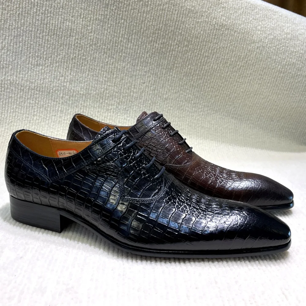 Sepatu Oxford Ujung Lancip Pri - Men Formal Wear Dress ulasan dan harga