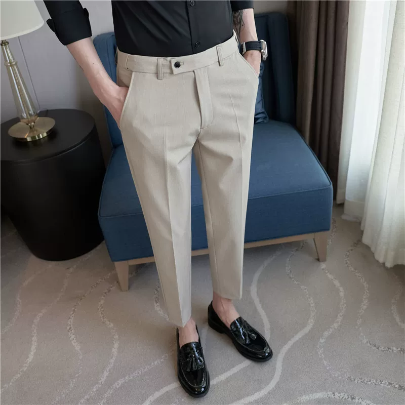 Celana Jas Pria Ukuran Besar 4 - Young Men Formal Wear ulasan dan harga