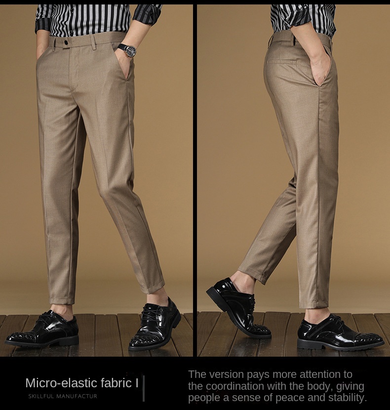 Celana Setelan Musim Panas Pri - Men Formal Wear Dress ulasan dan harga