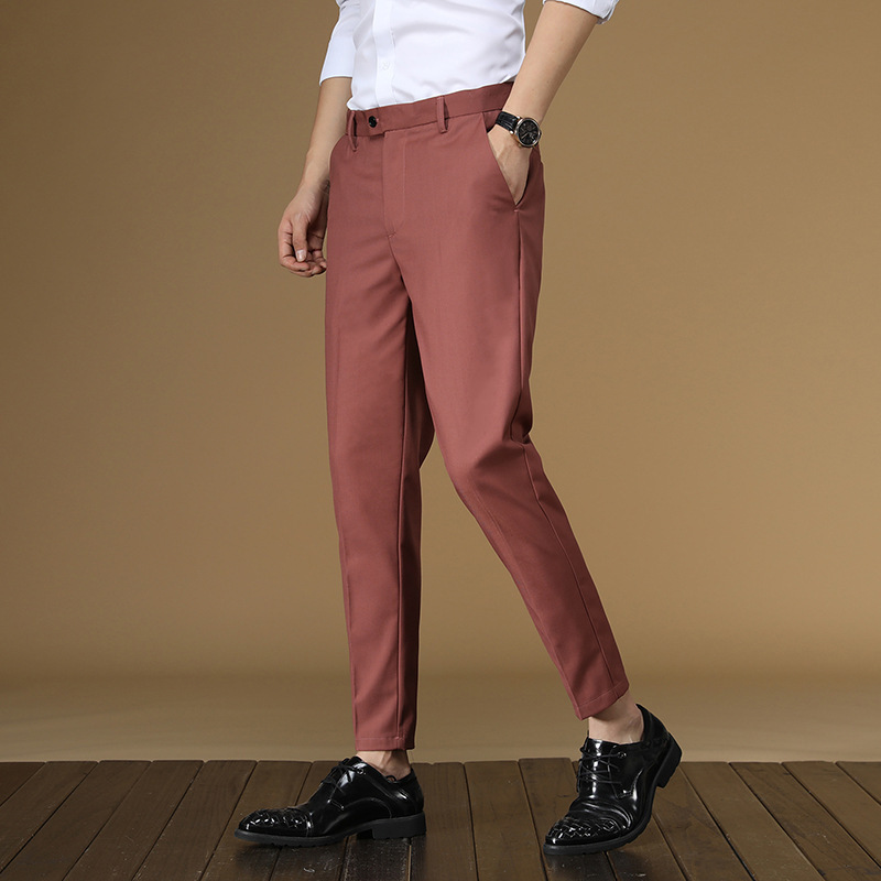 Celana Setelan Musim Panas Pri - Men Formal Wear Dress ulasan dan harga