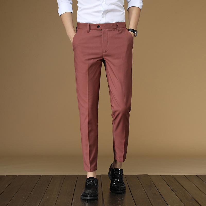 Celana Setelan Musim Panas Pri - Men Formal Wear Dress ulasan dan harga