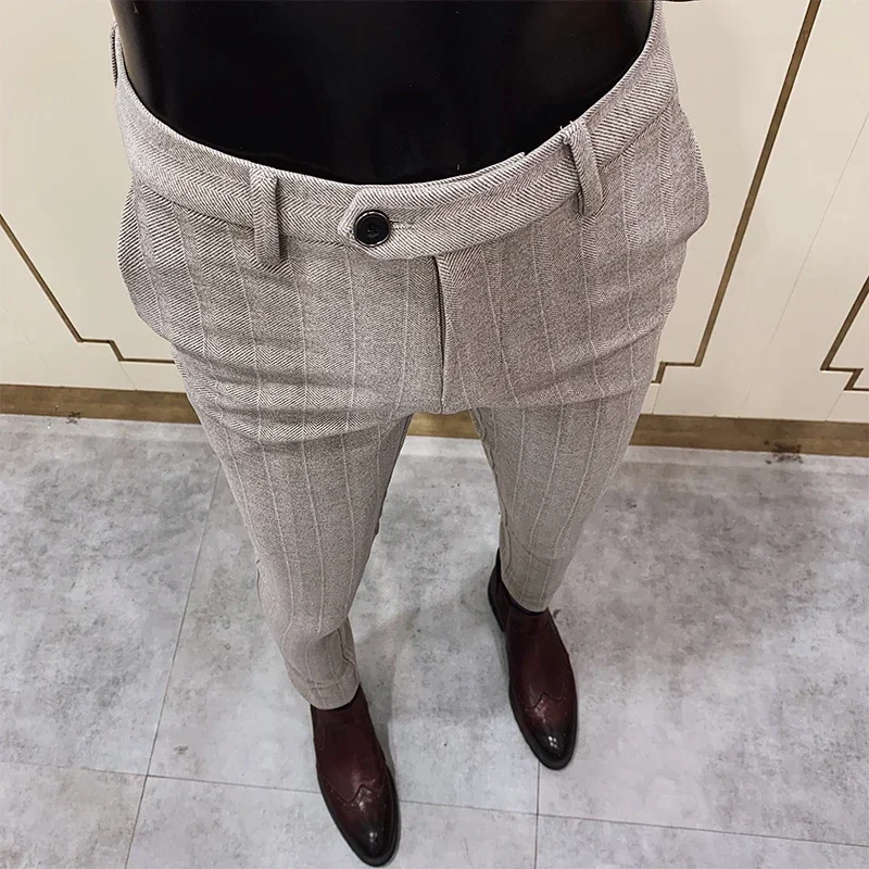 Celana setelan wol tebal pria, - Men Formal Wear Dress ulasan dan harga