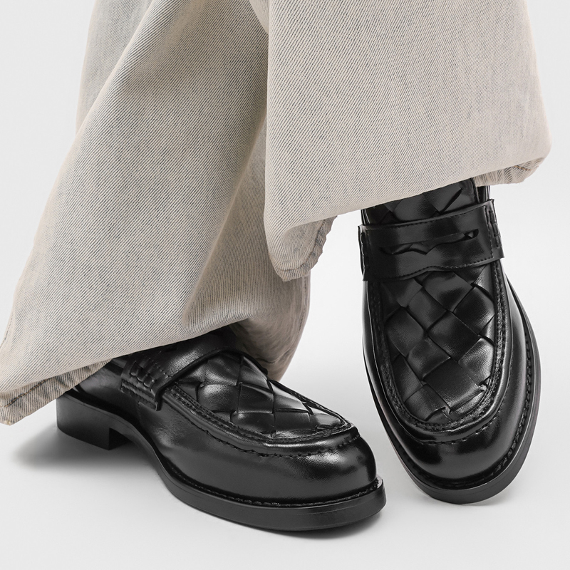 Sepatu Loafer Penny Rajutan Ta - Men'S Formal Office Wear Shoes ulasan dan harga