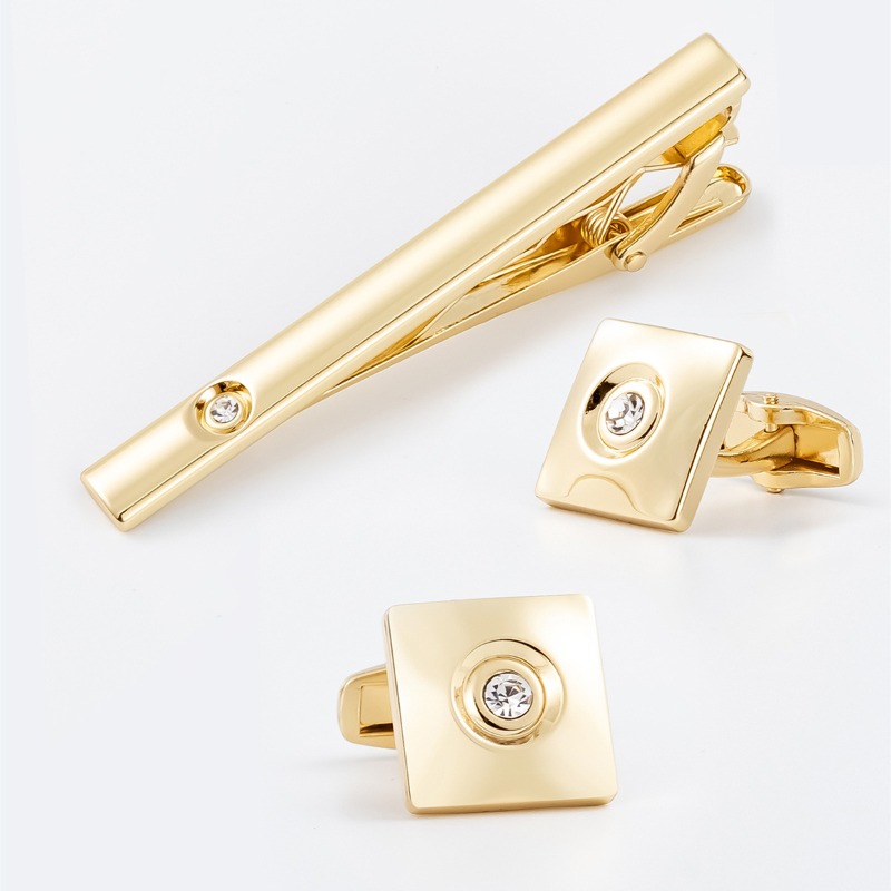 Set Kancing Manset dan Penjepi - Cufflinks Silver Set ulasan dan harga
