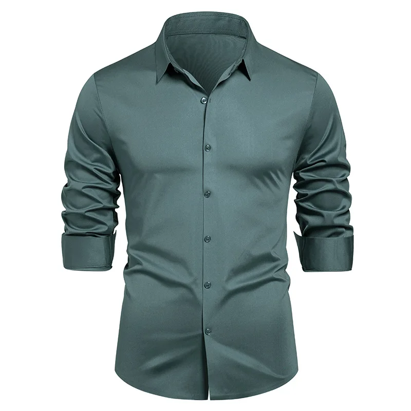 Kemeja Kerja Formal Kelas Atas - Young Men Formal Wear ulasan dan harga