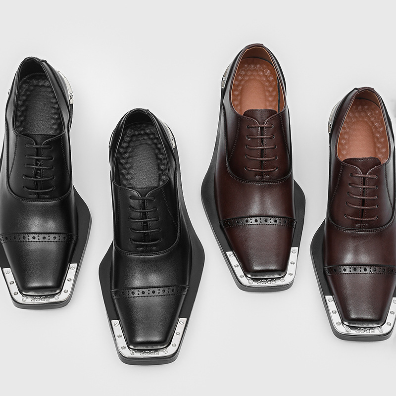 Sepatu kulit pria - gaya forma - Men Formal Wear Look ulasan dan harga