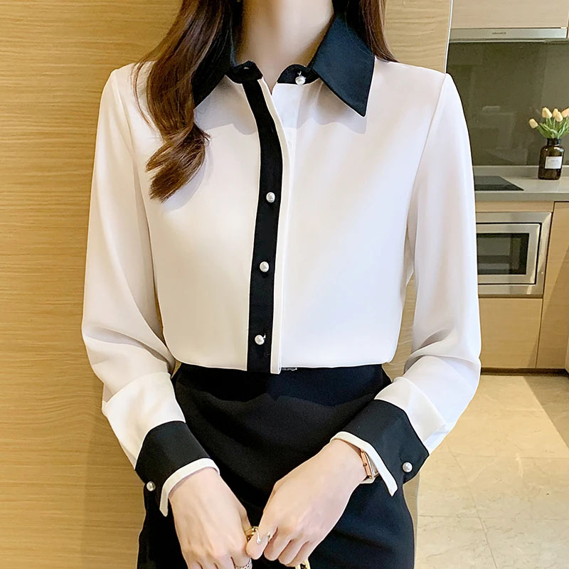 Kemeja Chiffon Putih untuk Wan - Young Men Formal Wear ulasan dan harga