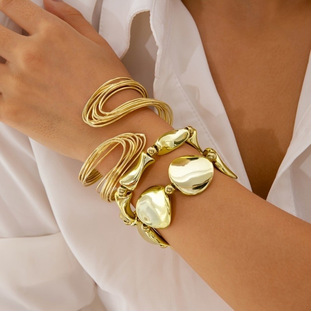 Gelang Manset Terbuka Model Ba - Cufflinks Silver Set ulasan dan harga