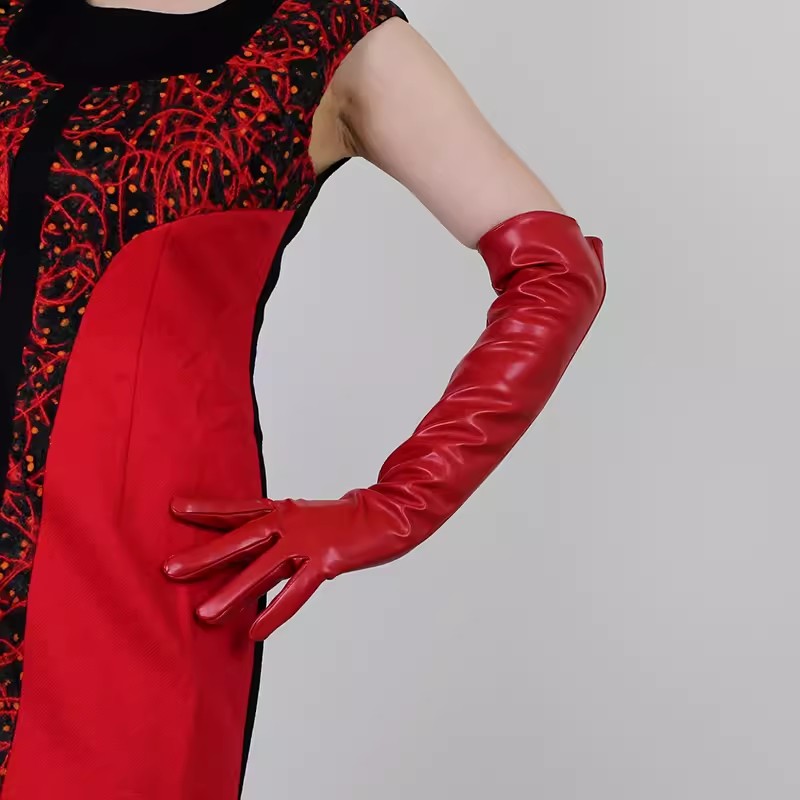 Sarung Tangan Panjang Kulit PU - Formal Glove Leather ulasan dan harga