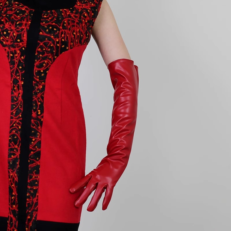 Sarung Tangan Panjang Kulit PU - Formal Glove Leather ulasan dan harga