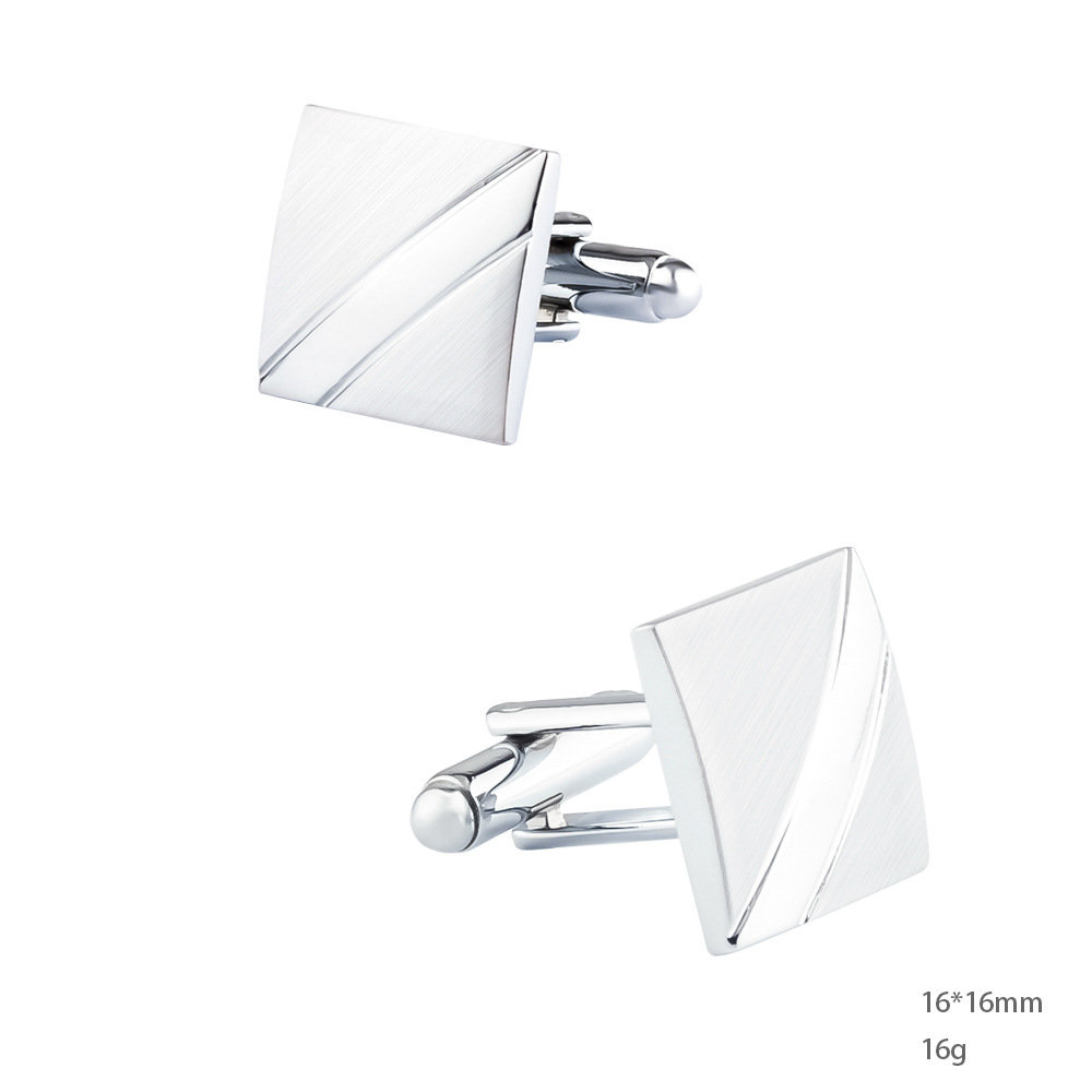 Set Kancing Manset dan Penjepi - Cufflinks Silver Set ulasan dan harga