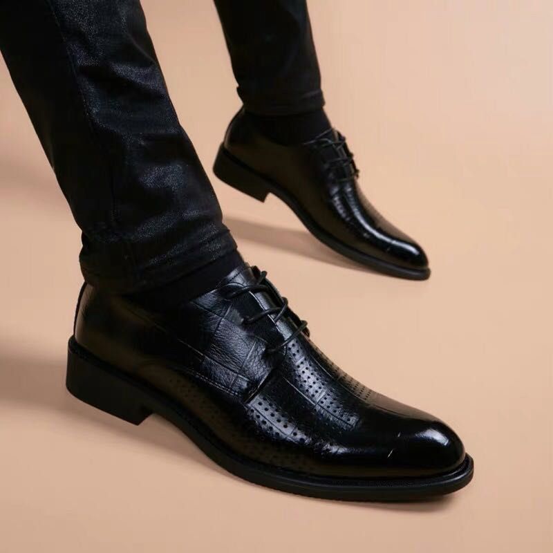 Sepatu Formal Pria Sepatu Bisn - Young Men Formal Wear ulasan dan harga