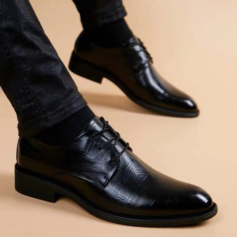 Sepatu Formal Pria Sepatu Bisn - Young Men Formal Wear ulasan dan harga