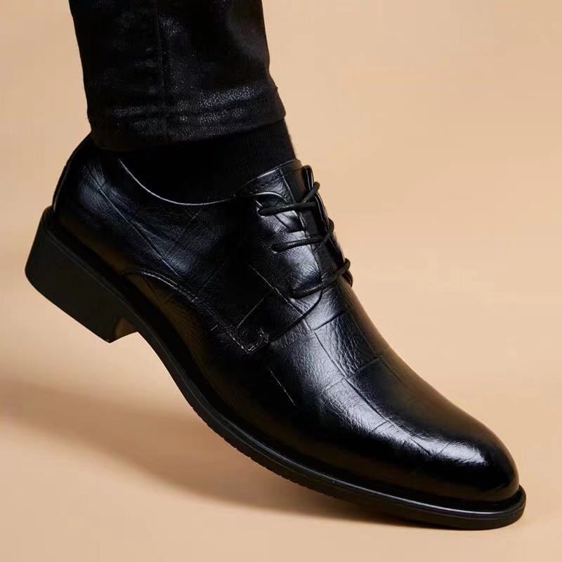 Sepatu Formal Pria Sepatu Bisn - Young Men Formal Wear ulasan dan harga