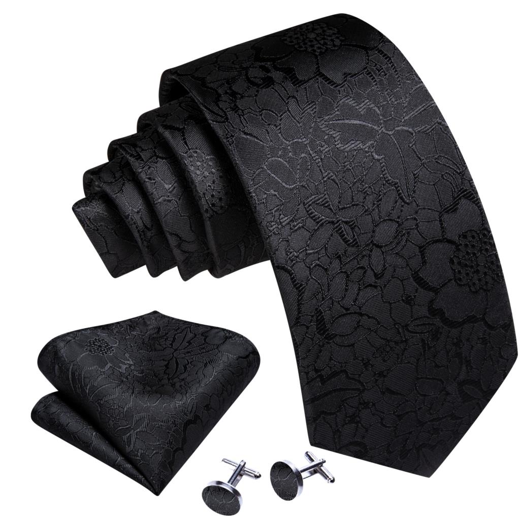 Barry.Wang Hitam Putih Abu-abu - Cufflinks Silver Set ulasan dan harga