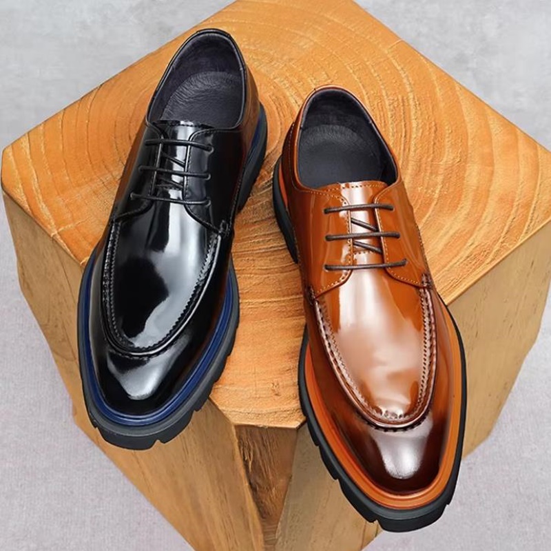 Sepatu Pria Kulit Paten Profes - Men'S Formal Office Wear Shoes ulasan dan harga