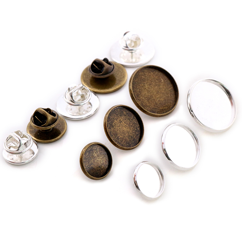 10 Pcs 12-20 Mm Ukuran Bagian  - Cufflinks Silver Set ulasan dan harga