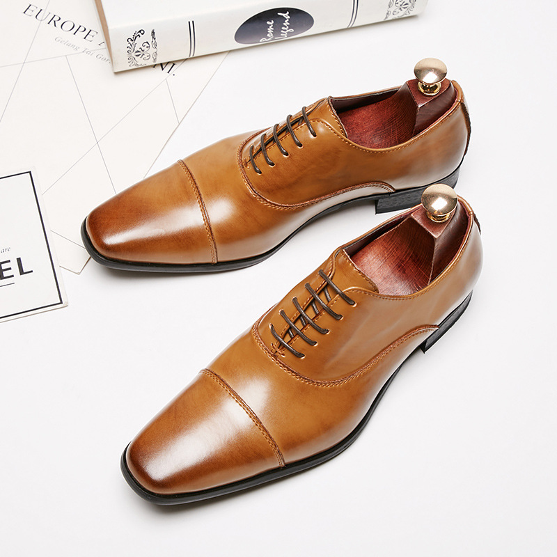 Sepatu Pria Bisnis Model Terba - Young Men Formal Wear ulasan dan harga