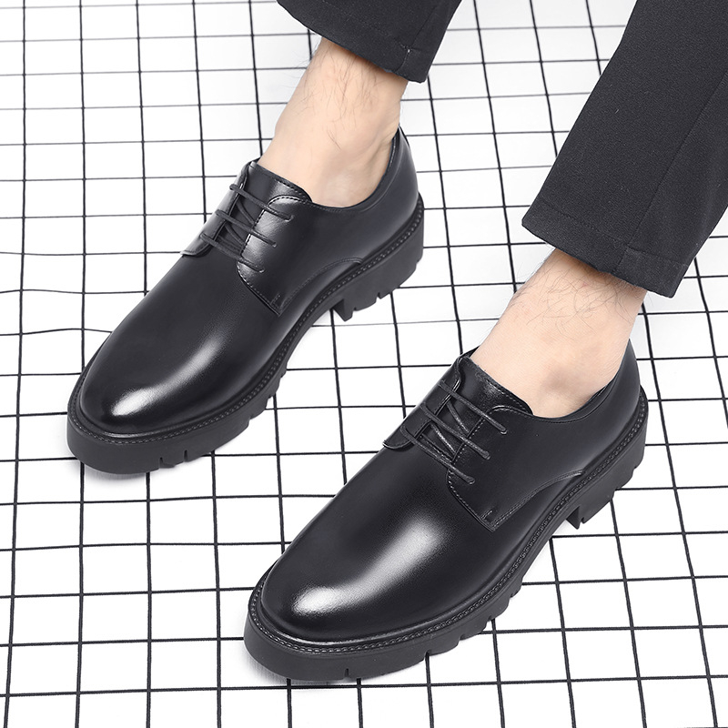 Sepatu Pria Kulit Hitam Model  - Men Formal Wear Dress ulasan dan harga