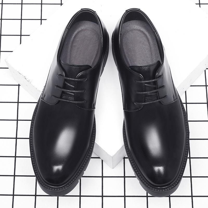 Sepatu Pria Kulit Hitam Model  - Men Formal Wear Dress ulasan dan harga