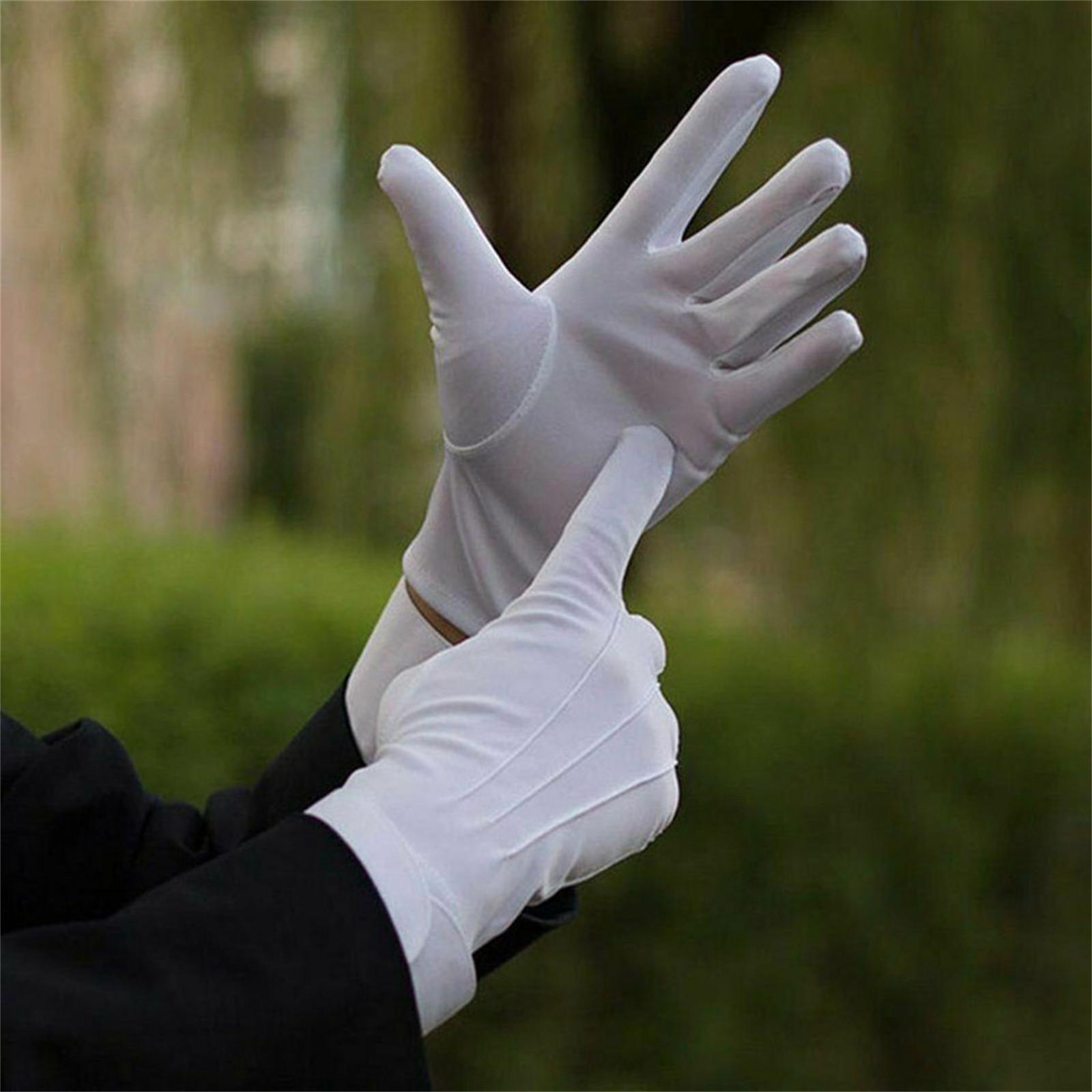 Sarung Tangan Katun Putih Pria - Formal Wear Gloves Men ulasan dan harga