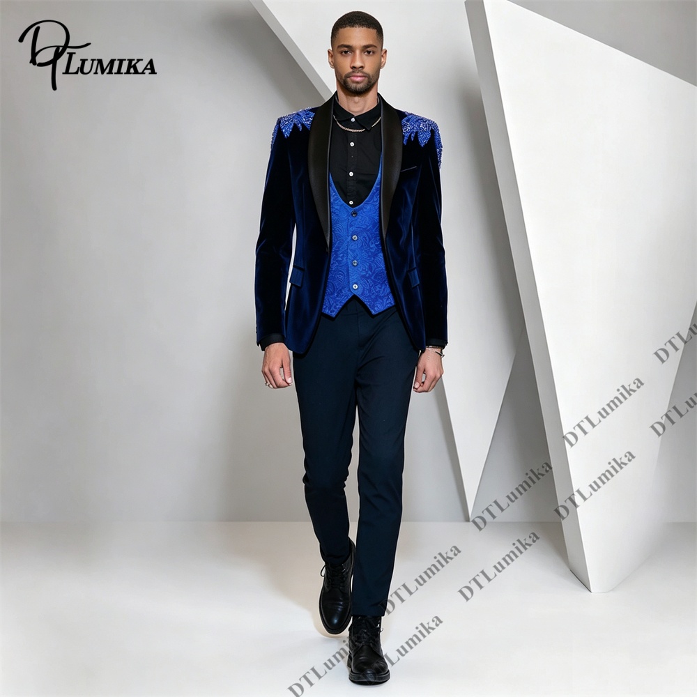 Setelan Pria 3 Potong Bahan Be - Men'S Formal Wear In Wedding ulasan dan harga