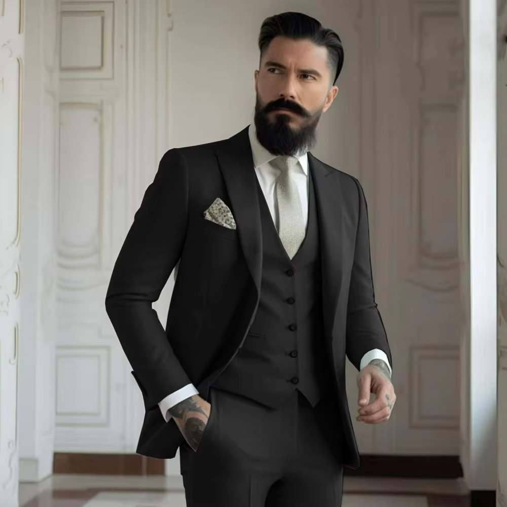 Setelan Pernikahan Khaki MenTu - Khaki Formal Wear Men ulasan dan harga