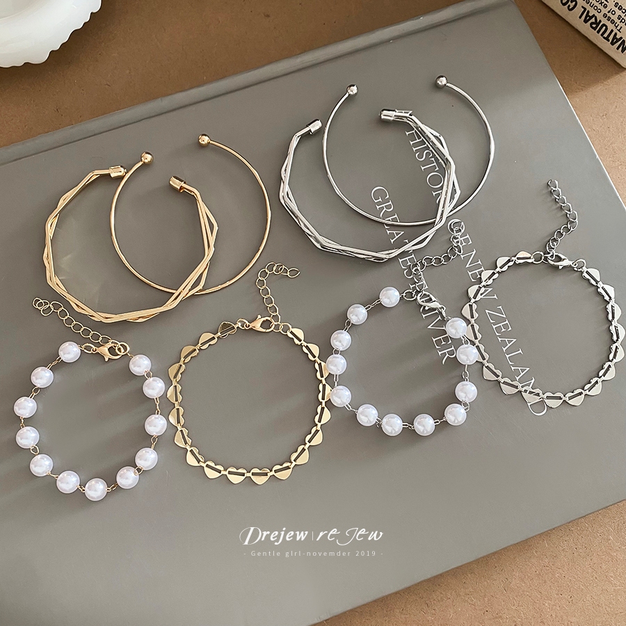 DREJEW 4 Buah Set Gelang Ranta - Cufflinks Silver Set ulasan dan harga