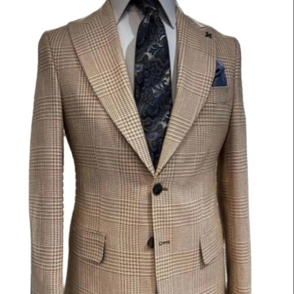 Setelan 2 Potong Khaki Desain  - Khaki Formal Wear Men ulasan dan harga