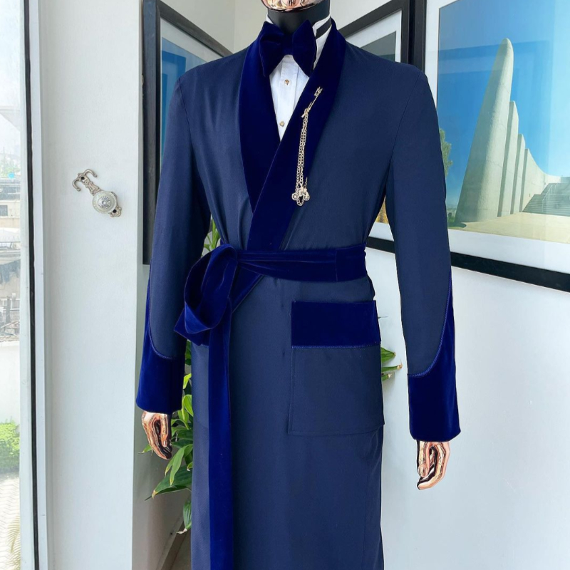Jaket Panjang Pria Royal Blue, - Men Formal Wear Dress ulasan dan harga