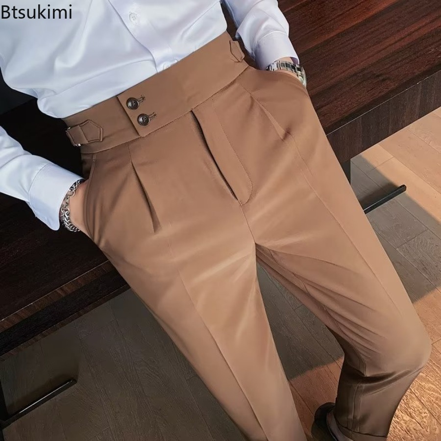 Celana Panjang Pria Warna Soli - Young Men Formal Wear ulasan dan harga