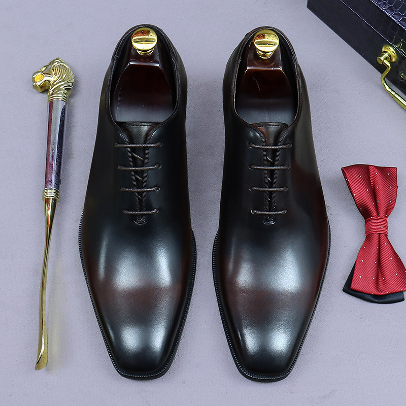 Sepatu Oxford Wholecut Pria Ku - Men Formal Wear Dress ulasan dan harga