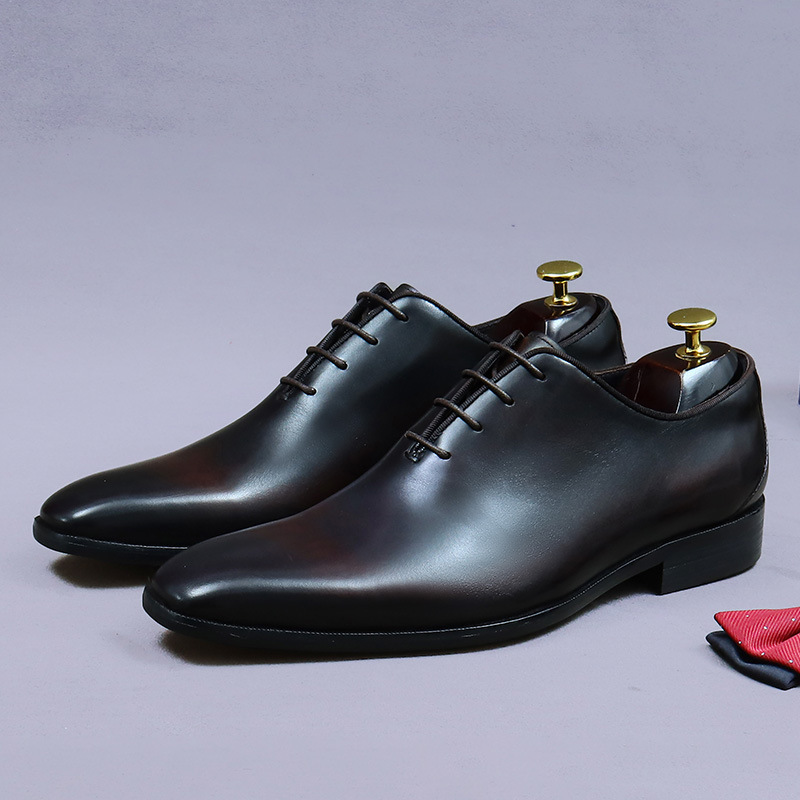 Sepatu Oxford Wholecut Pria Ku - Men Formal Wear Dress ulasan dan harga